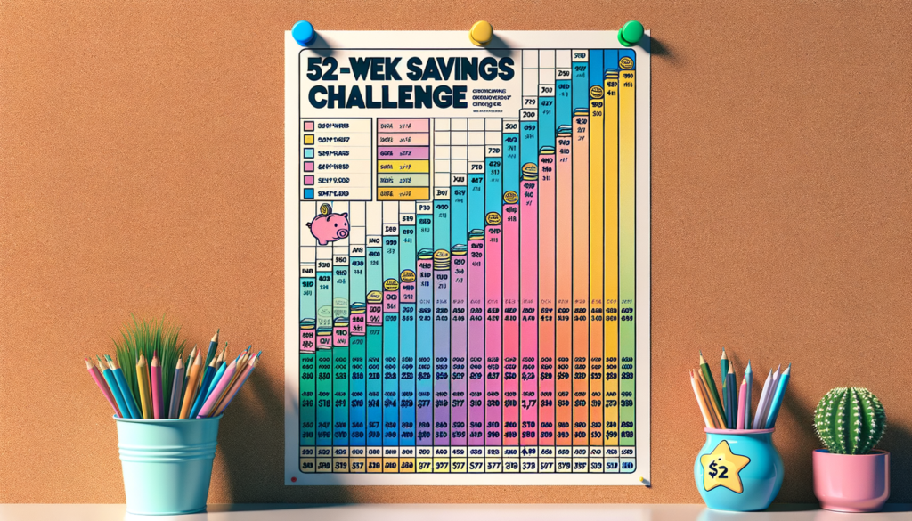 52 week savings challenge how to complete it
